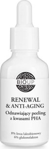 Bioup Renewal & Anti-Aging odnawiający peeling z kwasami PHA 30ml 1