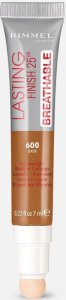 Rimmel London Rimmel London, Lasting Finish, Natural Medium Coverage, Cream Concealer, 600, Dark, 7 ml For Women 1