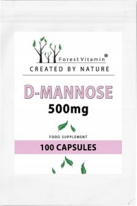 FOREST Vitamin FOREST VITAMIN D-Mannose 500mg 100caps 1