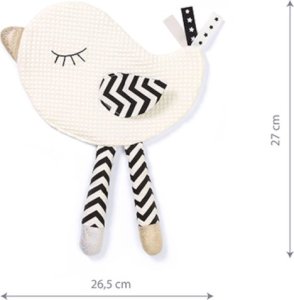 BabyOno 1536 PRZYTULANKA SZELEŚCIK LITTLE BIRDIE BLINK & SHINE 2