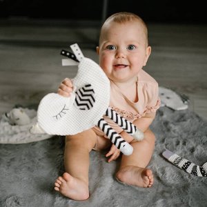 BabyOno 1536 PRZYTULANKA SZELEŚCIK LITTLE BIRDIE BLINK & SHINE 3