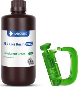 Anycubic Żywica Anycubic Abs-like Pro 2 Translucent Green 0,5kg 1