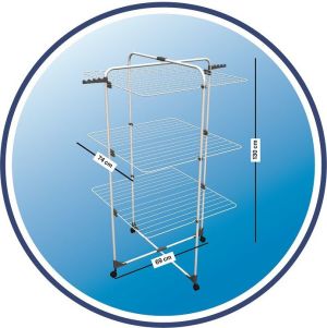 Suszarka na pranie Vileda Suszarka na pranie VILEDA Level 3 157206 ( wewnętrzna ; stojąca ; biały ) 4