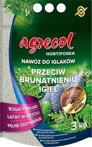 Agrecol HORTIFOSKA przeciw brązowieniu igieł 3 kg 1