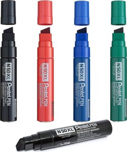 Pentel Marker permanentny Pen N50XL zielony, ZIELONY 3