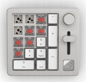 Klawiatura Triton Glorious GMMK Wireless Numpad - Fox Switches, grey/white 6