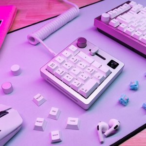 Klawiatura Triton Glorious GMMK Wireless Numpad - Fox Switches, grey/white 7