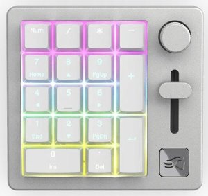 Klawiatura Triton Glorious GMMK Wireless Numpad - Fox Switches, grey/white 10