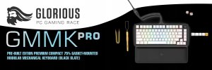 Klawiatura Triton Glorious GMMK Pro Black Slate 75% TKL Keyboard - Pre built, ANSI-Layout - black 7