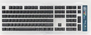Triton Ducky PBT Double-Shot Keycap Set fr Backlight, DE Layout - schwarz 1