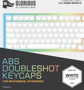 Triton Glorious GMMK ABS Doubleshot V2 USA Base Kit - White 5