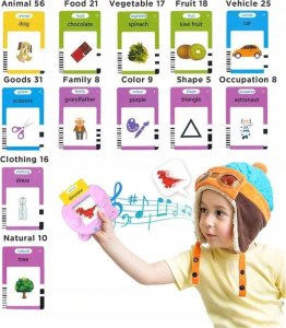 Skleplolki CZYTNIK KART DO NAUKI JĘZYKA ANGIELSKIEGO DLA DZIECI 102 KARTY 224 SŁÓWKA 7