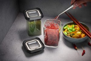 Gefu Zestaw 4 szklanych pojemników GEFU PANTRY G-12806 3