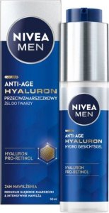 Nivea NIVEA Men Hyaluron przeciwzmarszczkowy żel do twarzy 50ml 1