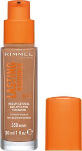 Rimmel London Rimmel London, Lasting Radiance, Natural Medium Coverage, Liquid Foundation, 350, Honey, SPF 25, 30 ml For Women 3
