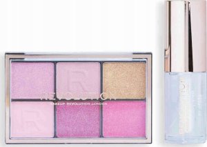 Makeup Revolution Mini Soft Glam Heroes Set Makeup Revolution: Reloaded, Eyeshadow Palette, HeartBreaker, 6 Shades, 4.2 g *Miniature + Pout Bom, Vegan, Lip Gloss, Glaze, 4 ml For Women 2