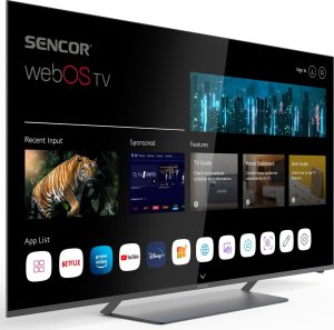 Telewizor Sencor SLE 65US850TCSB LED 65'' 4K Ultra HD WebOS 2
