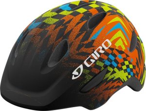 Giro Kask dziecięcy juniorski GIRO SCAMP MIPS Rozmiar kasku: XS(45-49 cm), Wybierz kolor: Matte Black Check Fade 2