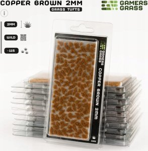 Gamers Grass : Grass tufts - 2 mm - Copper Brown Tufts (Wild) 2