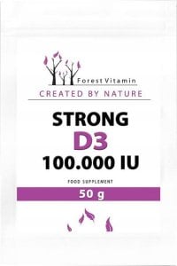 FOREST Vitamin FOREST VITAMIN Strong D3 100.000 IU 50g Natural 1