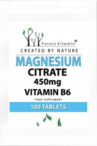 FOREST Vitamin FOREST VITAMIN Magnesium Citrate 450mg Vitamin B6 240tabs 1