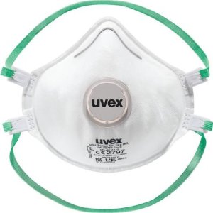 Uvex Respiratorius Uvex Silv-Air Classic 2310 FFP3, puodelio tipo su vožtuvu, baltas, 3 vnt mažmeninėje pakuotėje 2