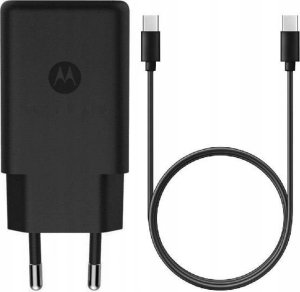 Ładowarka Motorola Motorola Charger TurboPower 30W USB-C w/ 1m C-C cable, Black 1