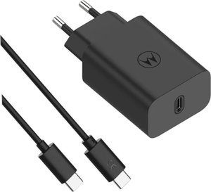 Ładowarka Motorola Motorola Charger TurboPower 30W USB-C w/ 1m C-C cable, Black 2