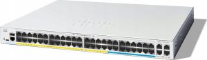 Switch Cisco Cisco Catalyst 1300-48MGP-4X - Switch - L3 - managed - 48 x 10 Gigabit Ethernet + 4 x 10 Gigabit SFP+ - an Rack montierbar - PoE+ (370 W) 1
