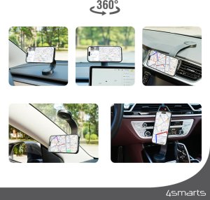 Zasilacz 4smarts 4smarts Qi2 Kfz Ladeset, grau 6