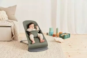 BabyBjorn BabyBjörn gultukasBliss Woven/Classic quilt Dark žalias 006046 5