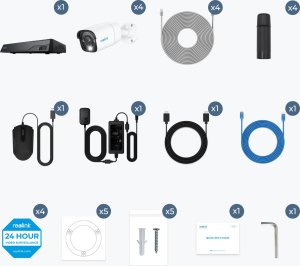 Kamera IP Reolink Reolink NVS8-8MB4 PoE System 4