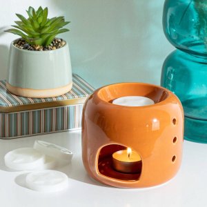 Atmosphera Kominek do wosku ceramiczny + 5 wosków zapachowych 2