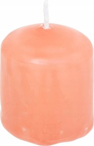 Atmosphera Świecznik na jedną świecę szklany OUDY + 3 świeczki 3