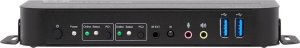 Przełącznik Eaton Eaton Tripp Lite series HDMI KVM, 2-Port 4K 60Hz 4:4:4, HDR, HDCP 2.2 Support, IR Remote and USB Cables - KVM-/Audio-/USB-Switch - 2 x KVM/Audio/USB - 1 lokaler Benutzer - Desktop 3