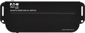 Przełącznik Eaton Eaton Tripp Lite series HDMI KVM, 2-Port 4K 60Hz 4:4:4, HDR, HDCP 2.2 Support, IR Remote and USB Cables - KVM-/Audio-/USB-Switch - 2 x KVM/Audio/USB - 1 lokaler Benutzer - Desktop 10