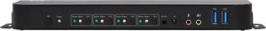Przełącznik Eaton Tripp Lite series HDMI USB KVM Switch 4-Port 4K 60Hz HDR HDCP 2.2 IR USB Sharing - KVM-/Audio-/USB-Switch - 4 x KVM/Audio/USB - 1 lokalny użytkownik - Desktop 3