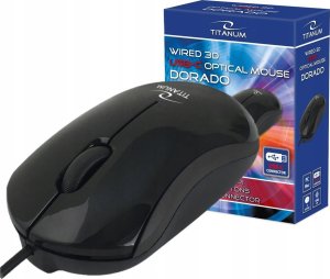 Mysz Esperanza Przewodowa mysz Esperanza TM125K Titanium (czarna) 3