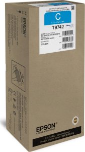 Tusz Epson Epson T9742 - Grosse XXL - Cyan - original - Tinten-Packung - fur WorkForce Pro WF-C869R 1