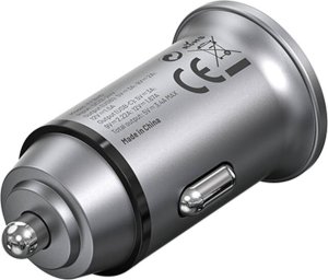 Ładowarka Vention Dwuportowa ładowarka samochodowa Vention FFBH0 USB A+C(18/20) szara 4