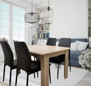 kontrast Stół prostokątny salon kuchnia jadalnia ADAM 120x80x75 cm sonoma 3