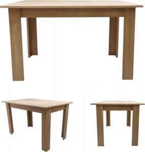 kontrast Stół prostokątny kuchnia jadalnia ADAM 120x80x75 cm dąb 2