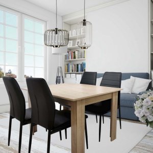 kontrast Stół prostokątny kuchnia jadalnia ADAM 120x80x75 cm dąb 10