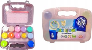 Astra Farby plakatowe pastelowe Astra 12 kolorów x 20 ml - walizka JM 301123003 mix cena za 1 szt 6