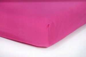 Sensillo PRZEŚCIERADŁO JERSEY DELUXE RÓŻOWY 160x80 5
