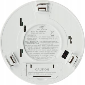 Hikvision Hikvision Belaidis AX PRO karščio detektorius Hik-vision DS-PDHT-E-WE AX PRO, 1600 m., 868 Mhz, baterijos veikimas iki 10 m. lengvai keičiamos baterijos 3