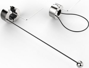 Organizer VivoLink Vivolink PROADRING-S-WIRE zapięcie do kabli Czarny, Stal 3