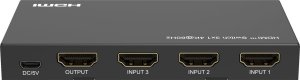 System przekazu sygnału AV MicroConnect Microconnect MC-HDMISWITCH0301-4K przełącznik wideo 4