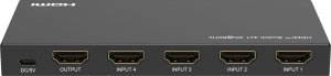 System przekazu sygnału AV MicroConnect Microconnect MC-HDMISWITCH0401-4K przełącznik wideo 4