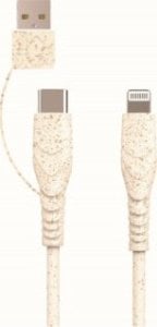 Kabel USB BIOnd BIOND BIO-CT-IP USB-C to Lightning & USB-A 3,5A cable 1,2m 1